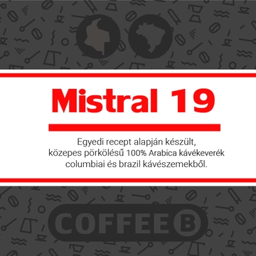 Mistral 19 Keverék szemes kávé
